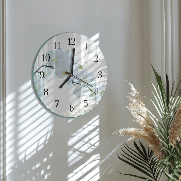 Orologio rotondo Orchidea