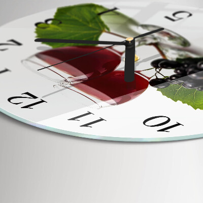 Orologio rotondo Uva per il vino