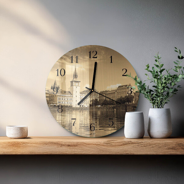 Orologio rotondo Castello di Sepia