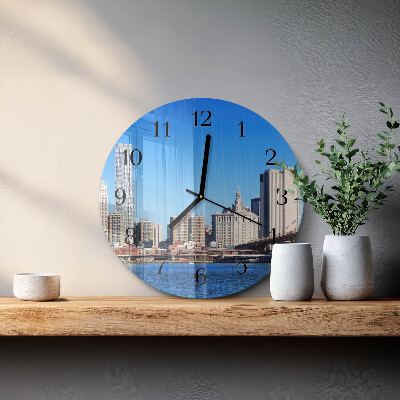 Orologio rotondo Orizzonte seppia