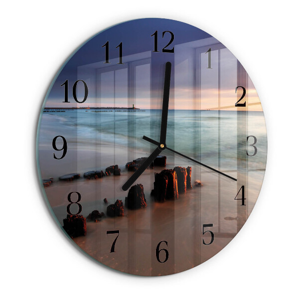 Orologio rotondo Spiaggia Mare