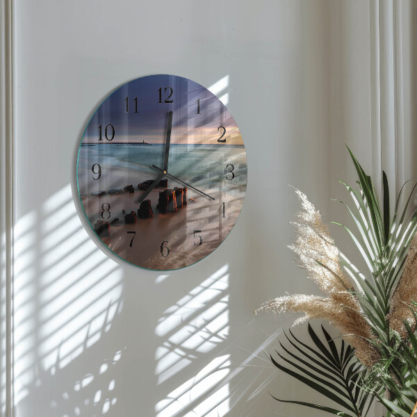 Orologio rotondo Spiaggia Mare