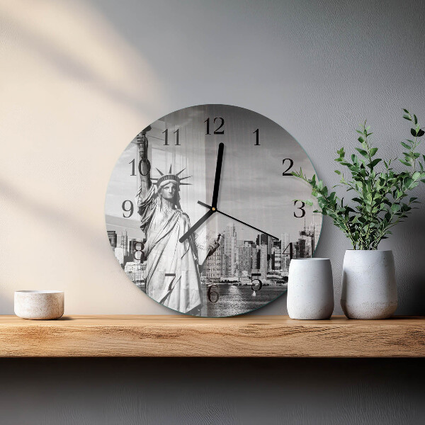 Orologio rotondo Statua della Libertà