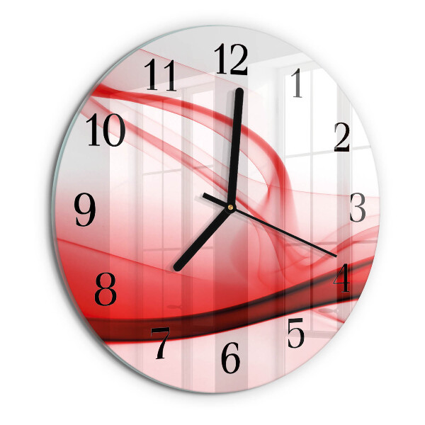 Orologio rotondo Linee astratte