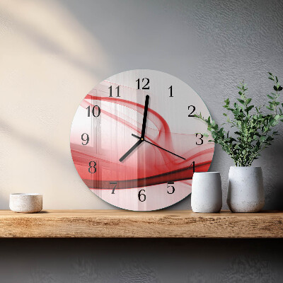 Orologio rotondo Linee astratte
