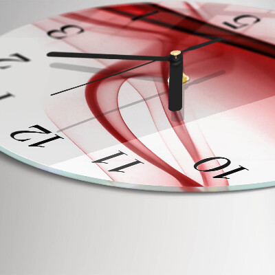 Orologio rotondo Linee astratte