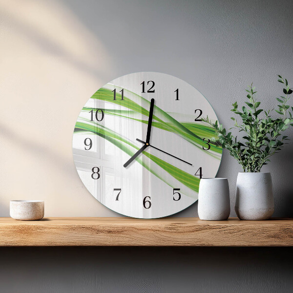 Orologio rotondo Linee astratte