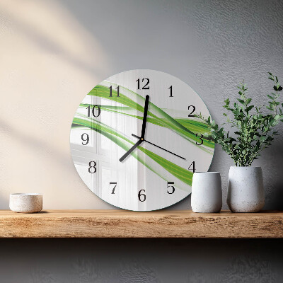 Orologio rotondo Linee astratte