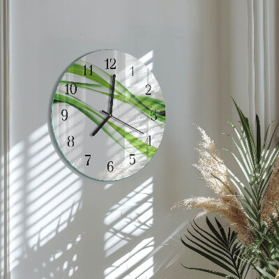 Orologio rotondo Linee astratte