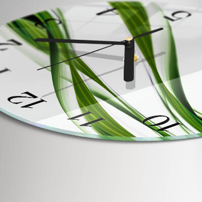 Orologio rotondo Linee astratte