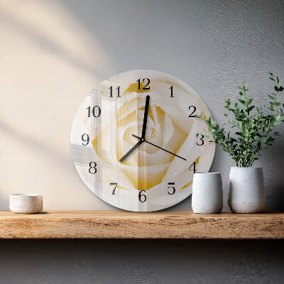 Orologio rotondo Rosa