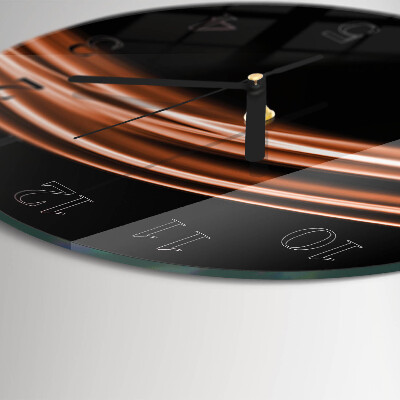 Orologio rotondo Linee astratte
