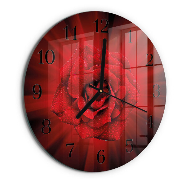 Orologio rotondo Rosa