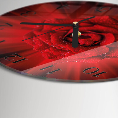 Orologio rotondo Rosa