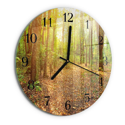 Orologio rotondo Sentiero forestale
