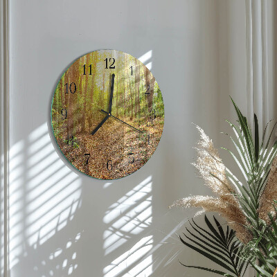 Orologio rotondo Sentiero forestale