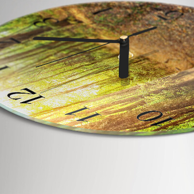 Orologio rotondo Sentiero forestale