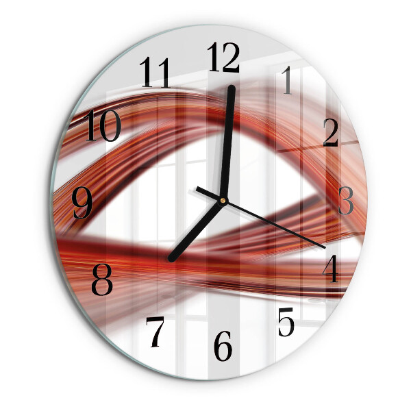Orologio rotondo Linee astratte