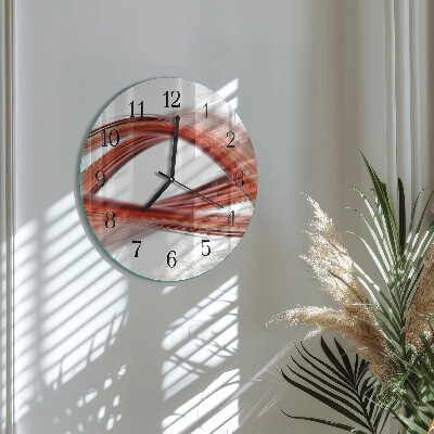 Orologio rotondo Linee astratte