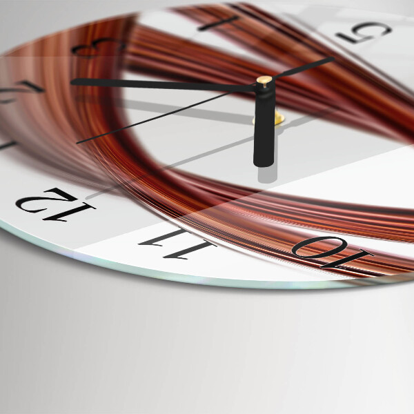 Orologio rotondo Linee astratte