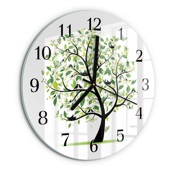 Orologio rotondo Albero