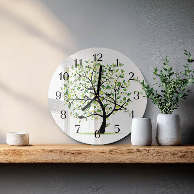 Orologio rotondo Albero