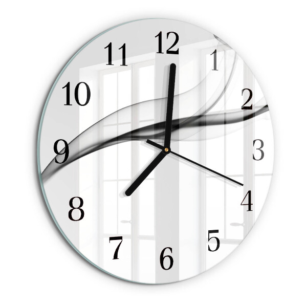 Orologio rotondo Fumo astratto