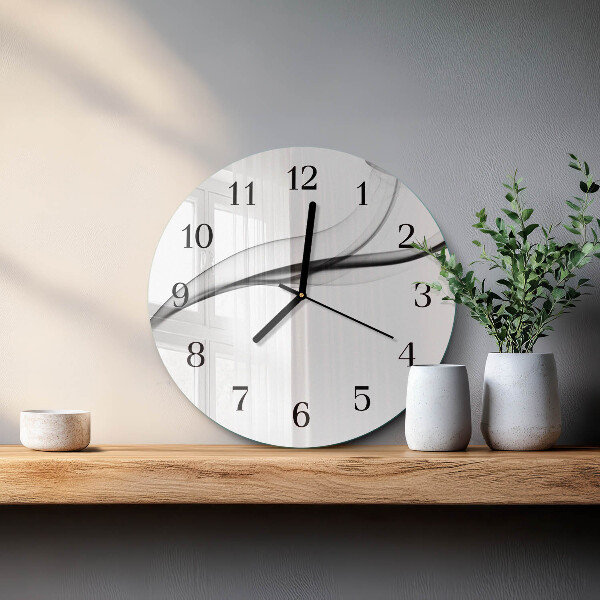 Orologio rotondo Fumo astratto