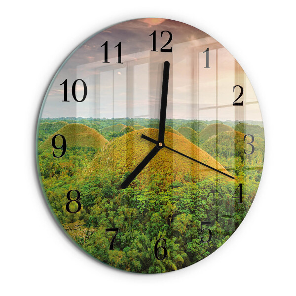 Orologio rotondo Paesaggio
