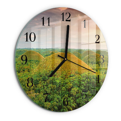 Orologio rotondo Paesaggio