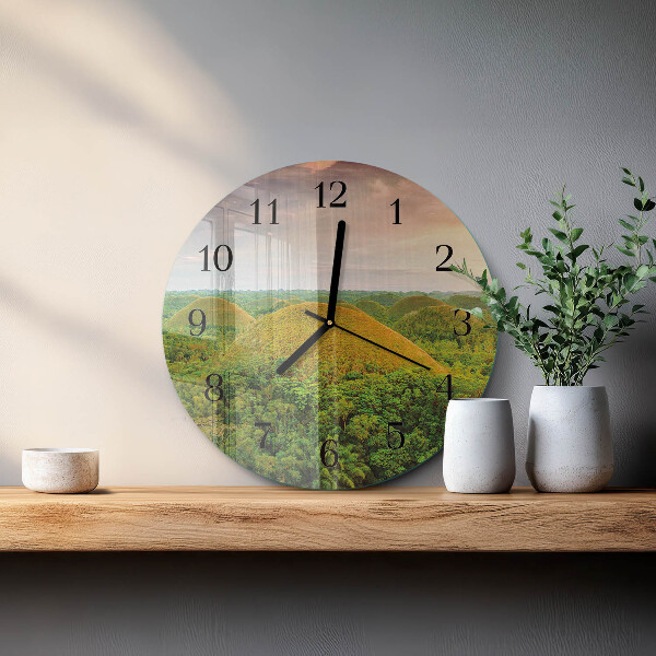 Orologio rotondo Paesaggio