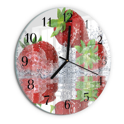 Orologio rotondo Fragole