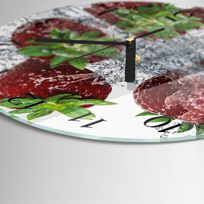 Orologio rotondo Fragole