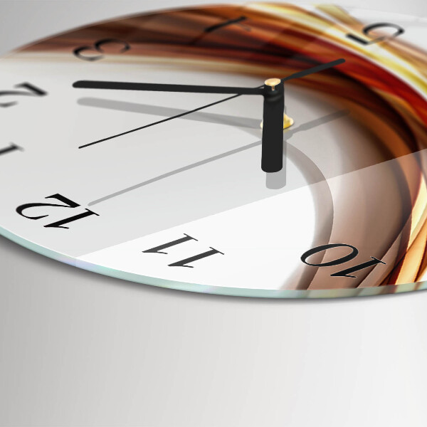 Orologio rotondo Linee astratte