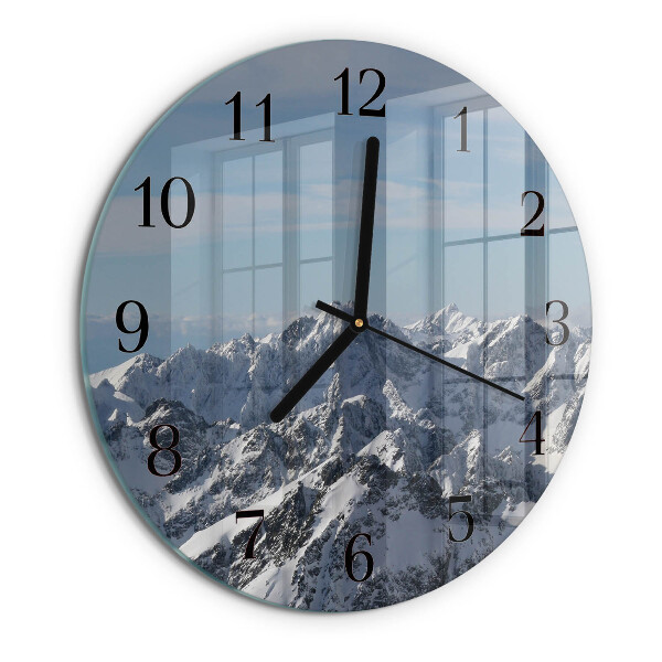 Orologio rotondo Montagne