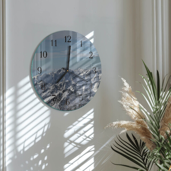 Orologio rotondo Montagne
