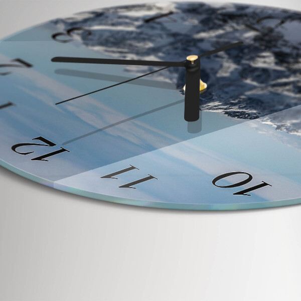 Orologio rotondo Montagne