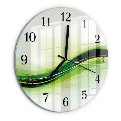 Orologio rotondo Linee astratte
