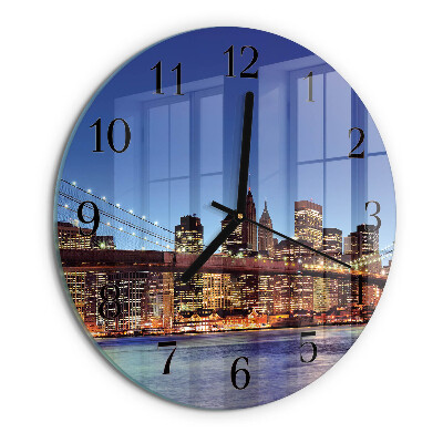 Orologio rotondo Ponte orizzontale