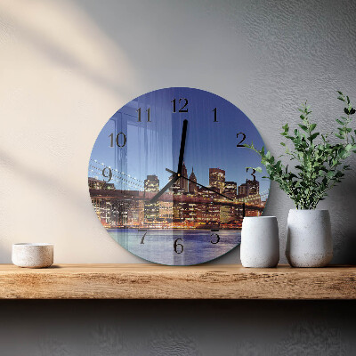 Orologio rotondo Ponte orizzontale