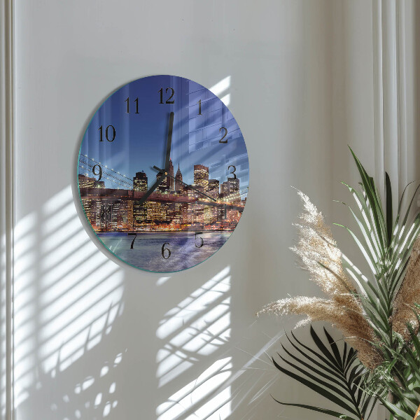 Orologio rotondo Ponte orizzontale
