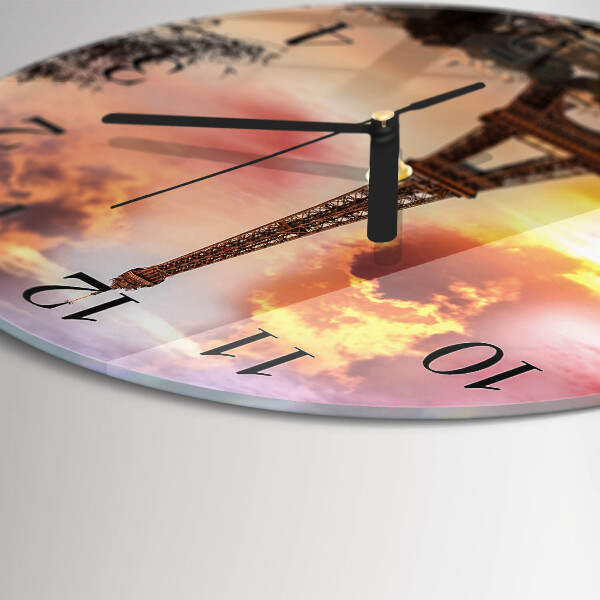 Orologio rotondo Torre Eiffel Parigi