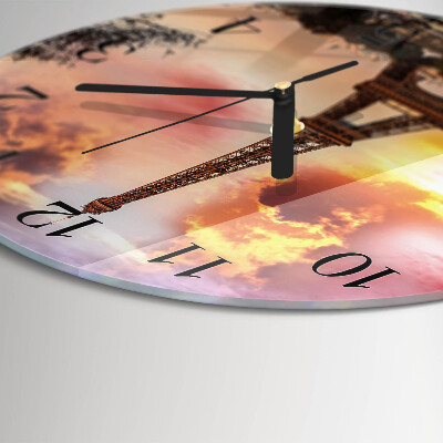 Orologio rotondo Torre Eiffel Parigi