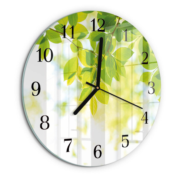 Orologio rotondo Foglie