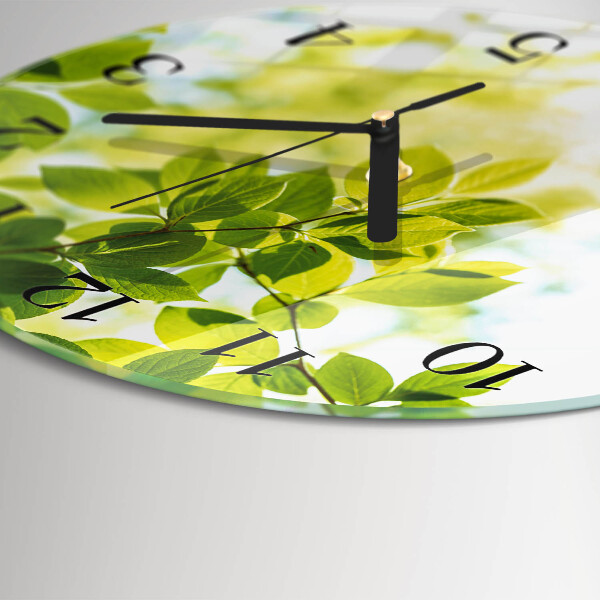 Orologio rotondo Foglie
