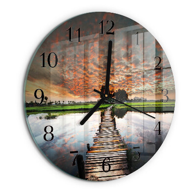 Orologio rotondo Ponte di Meadow