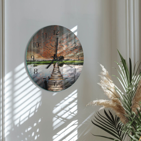 Orologio rotondo Ponte di Meadow