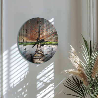 Orologio rotondo Ponte di Meadow
