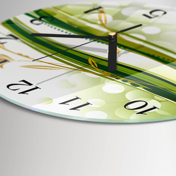 Orologio rotondo Linee astratte