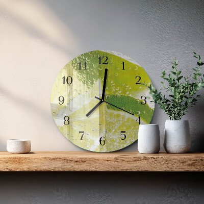 Orologio rotondo Acqua di calce